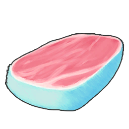 얼음 사슴의 사슴 고기